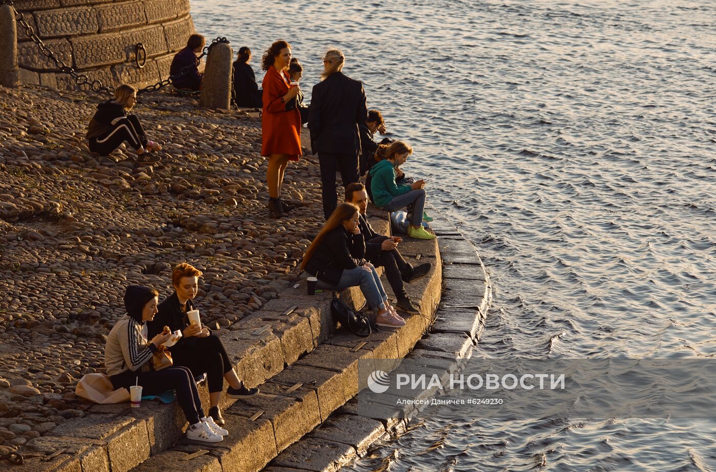 Санкт-Петербург во время режима самоизоляции жителей