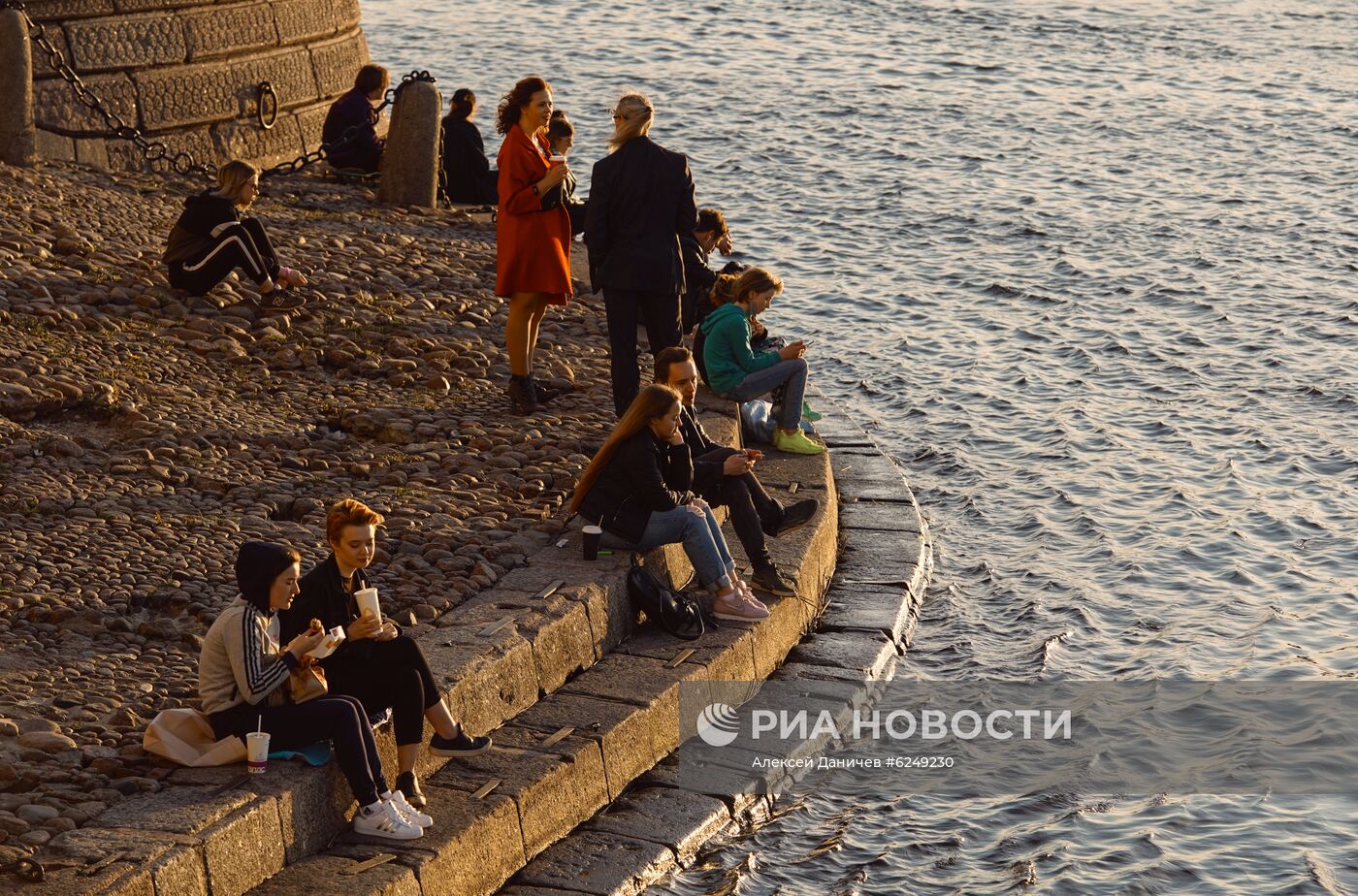 Санкт-Петербург во время режима самоизоляции жителей