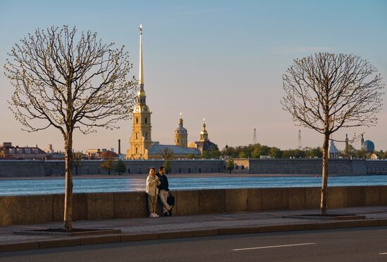 Санкт-Петербург во время режима самоизоляции жителей