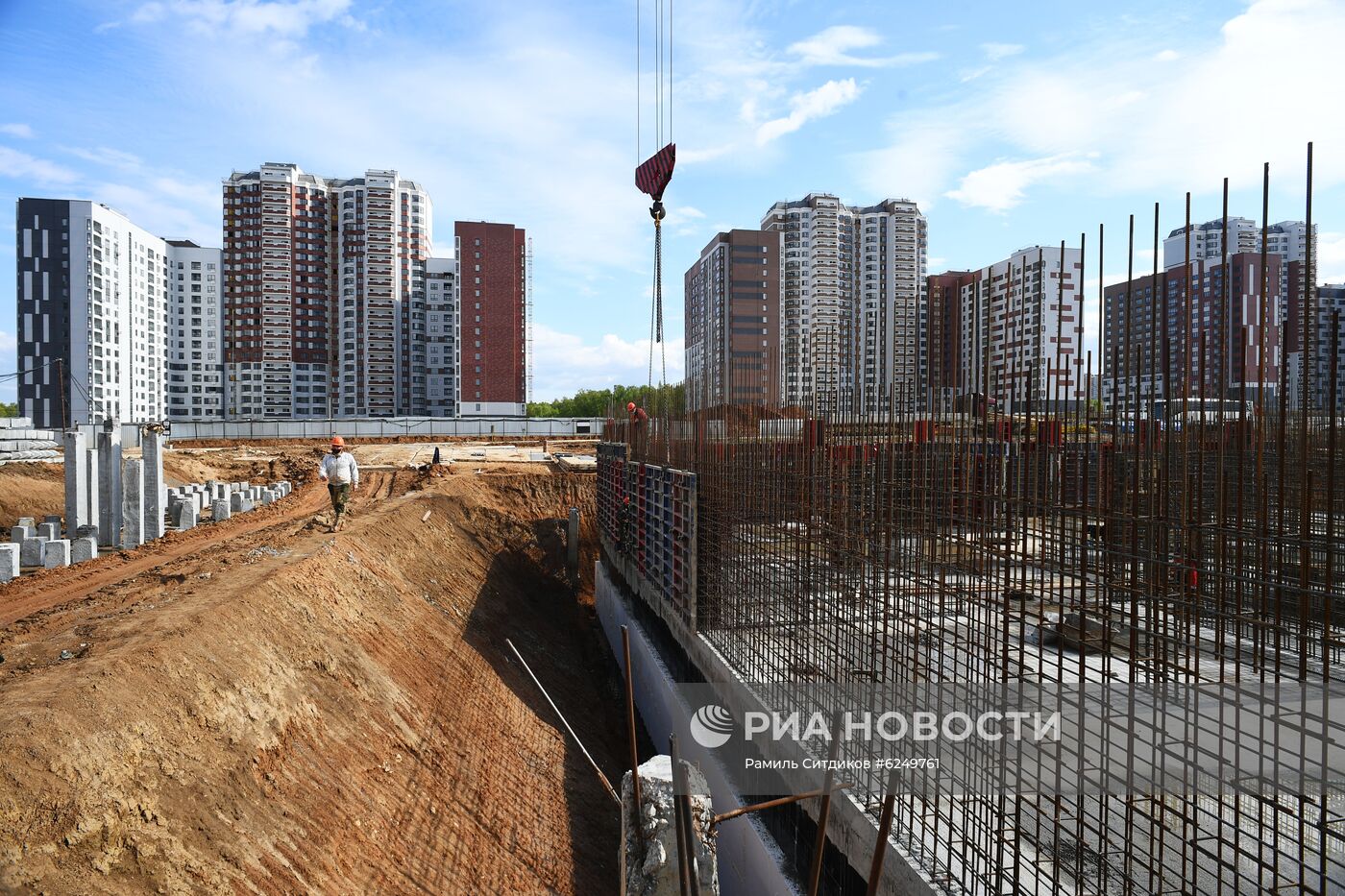 Строительство ЖК "Южная Битца" в Подмосковье 