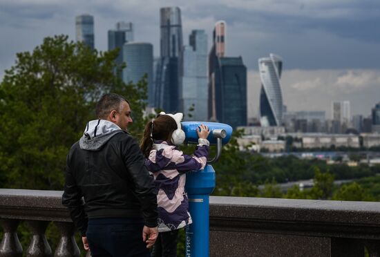 Москва во время режима самоизоляции жителей