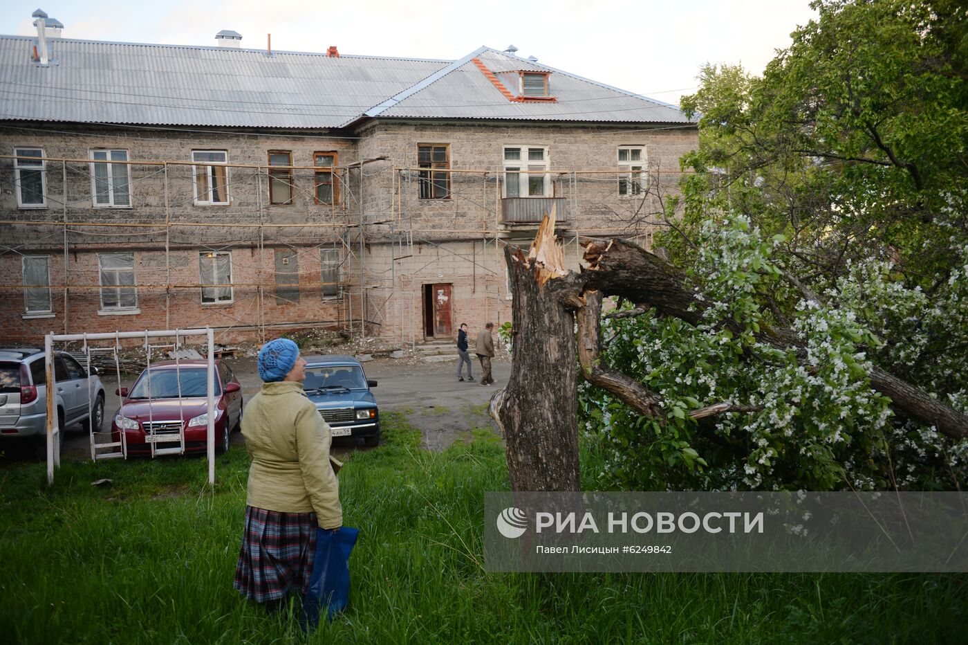 Последствия урагана в Свердловской области