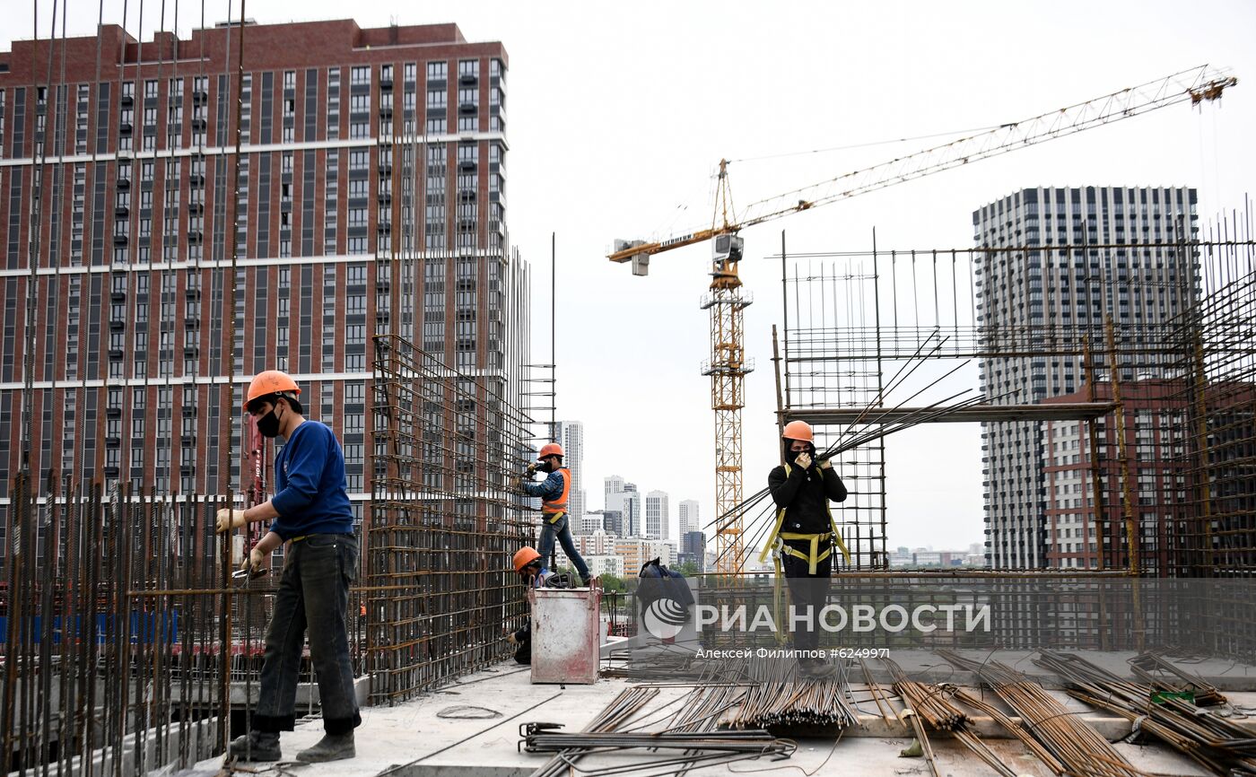 Строительство ЖК "Сердце столицы" в Москве