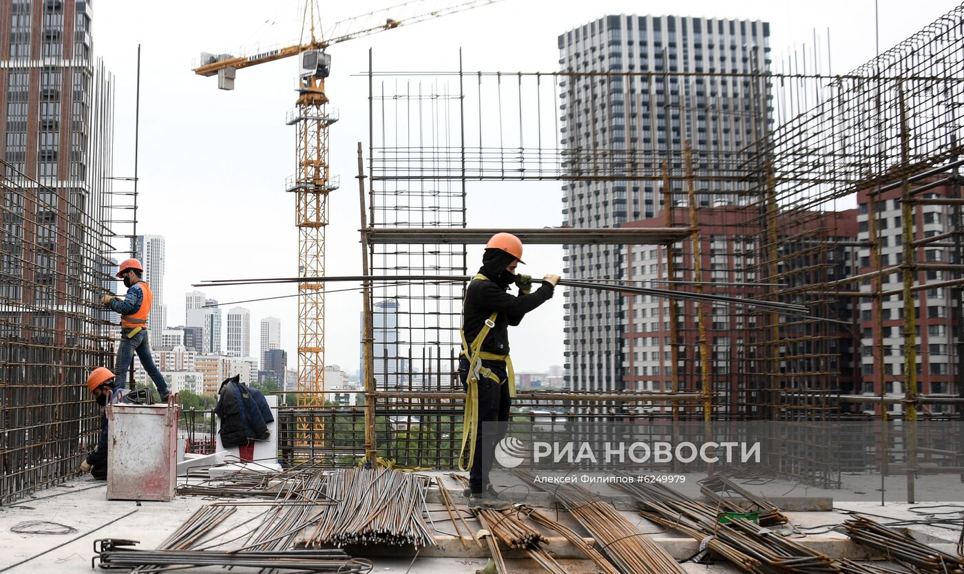 Строительство ЖК "Сердце столицы" в Москве