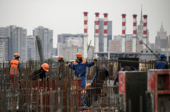 Строительство ЖК "Сердце столицы" в Москве