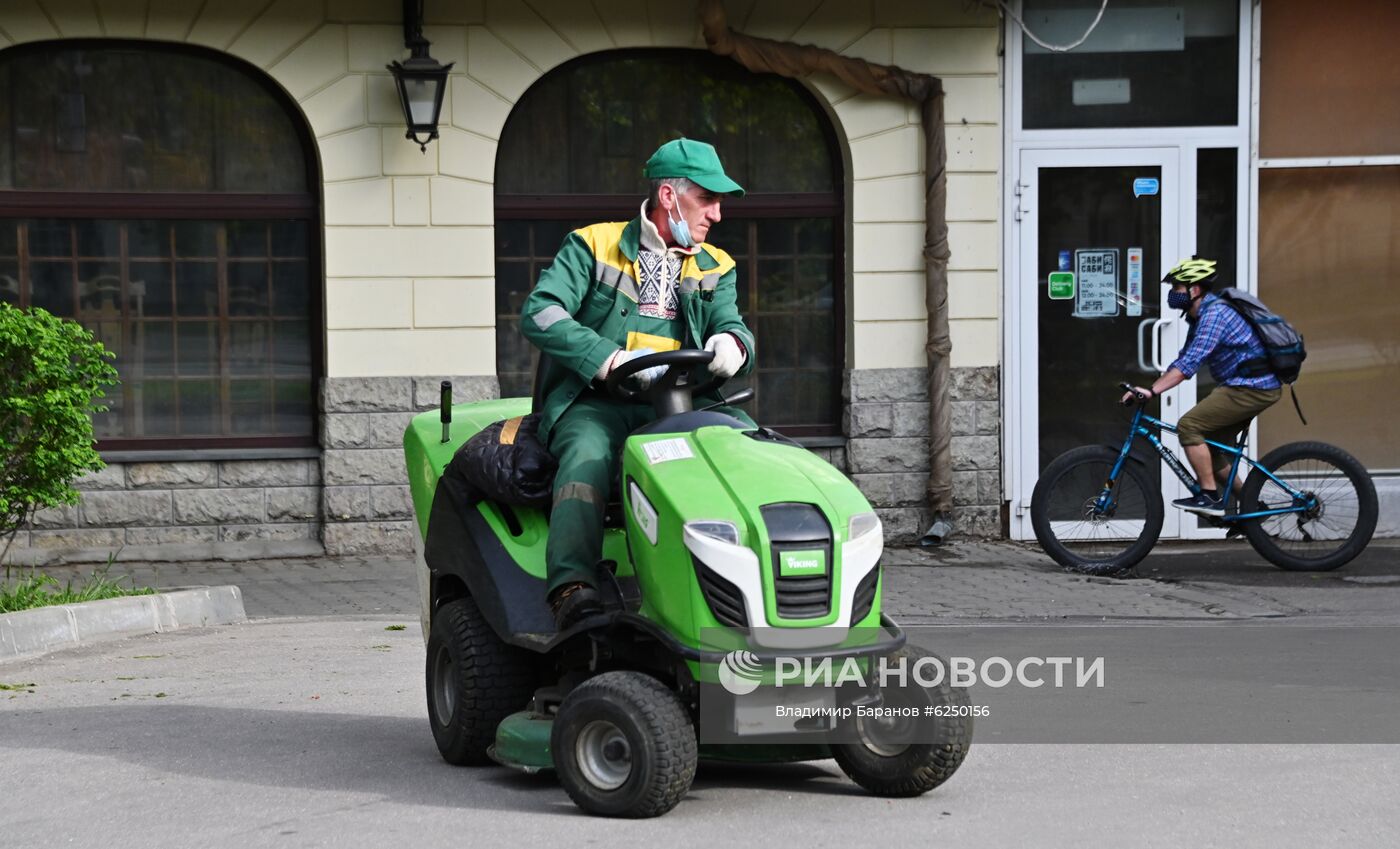 Москва во время режима самоизоляции жителей