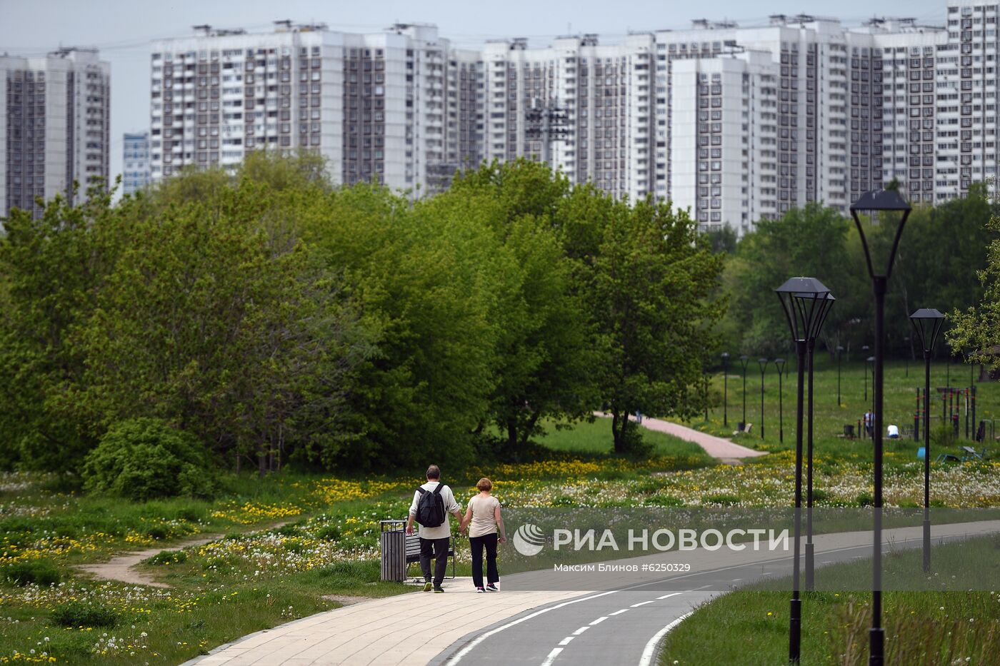 Москва во время режима самоизоляции жителей