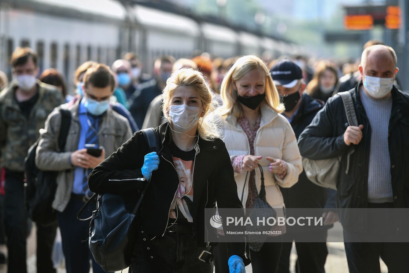 Москва во время режима самоизоляции жителей