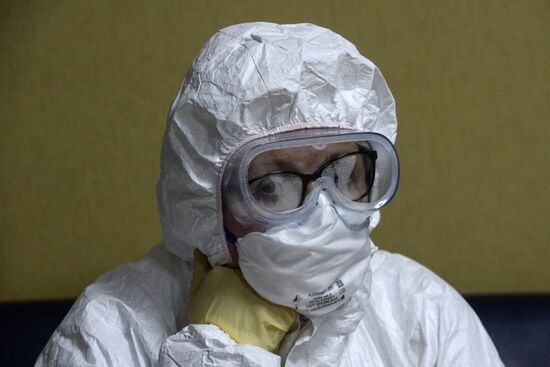 Госпиталь COVID-19 в больнице № 122 им. Л. Г. Соколова 