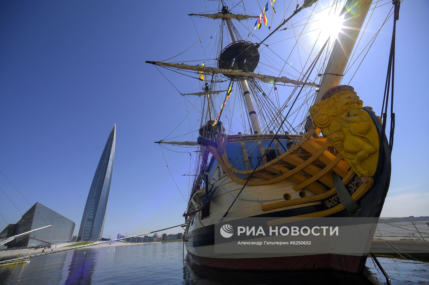 Корабль "Полтава" в Санкт-Петербурге