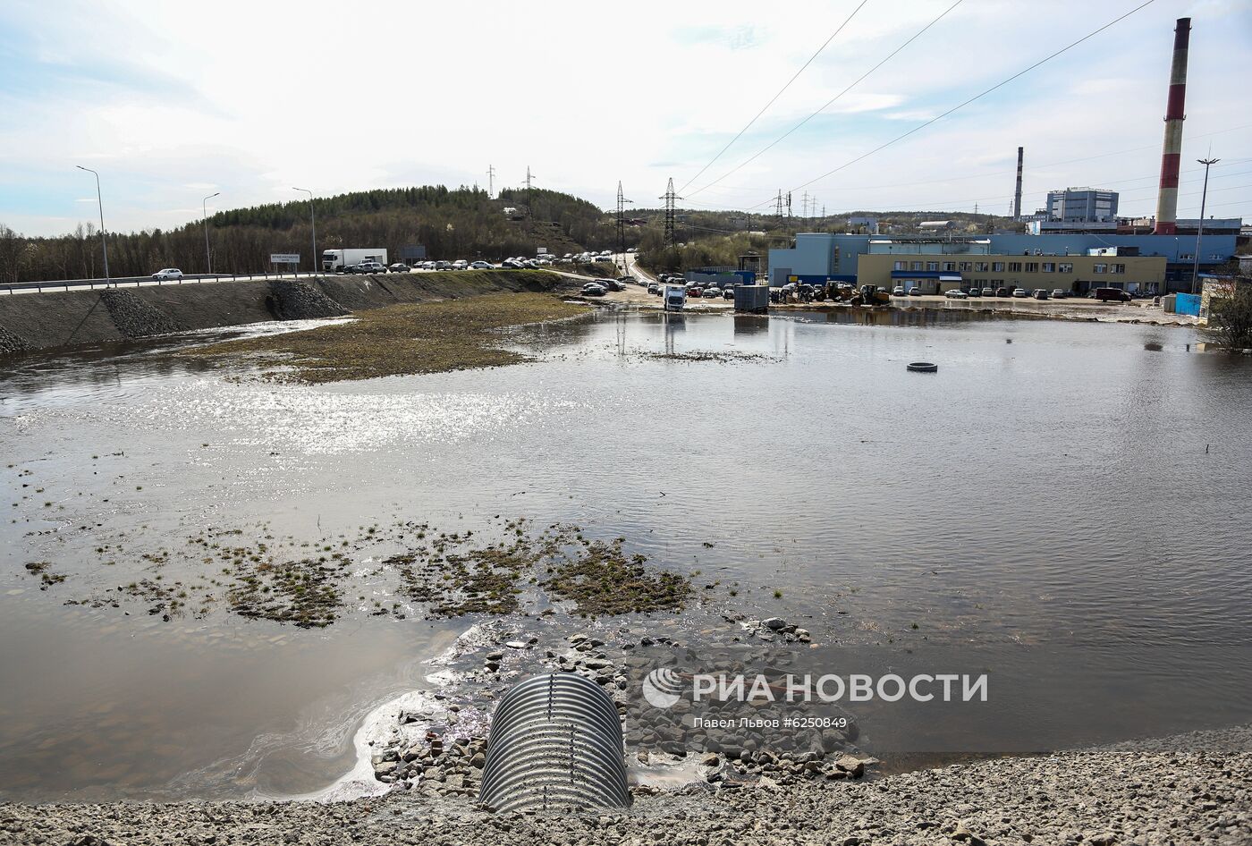 Последствия паводка в Мурманской области