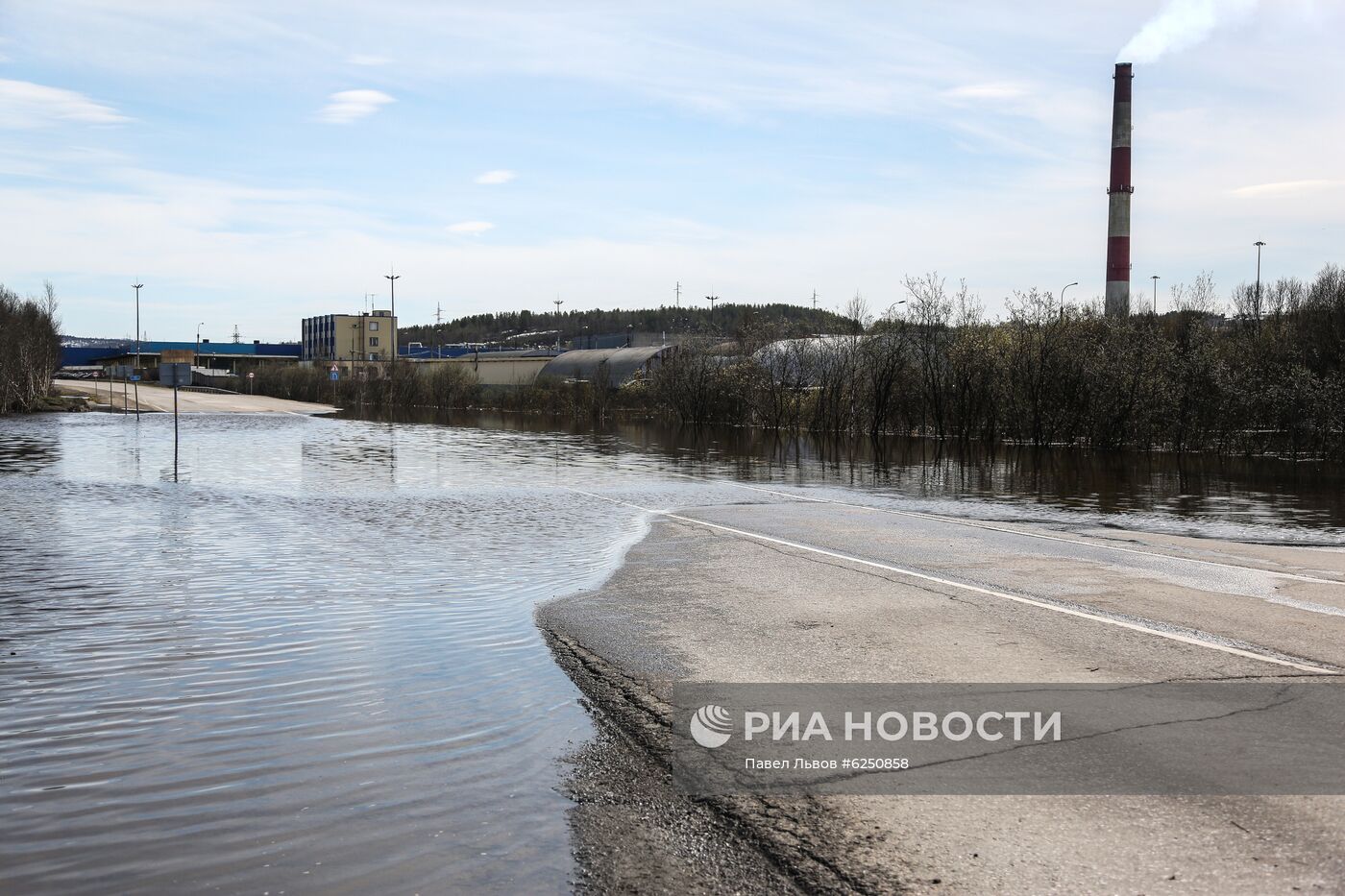 Последствия паводка в Мурманской области