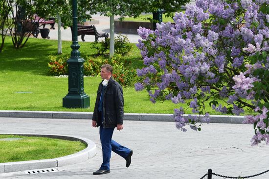 Москва во время режима самоизоляции жителей