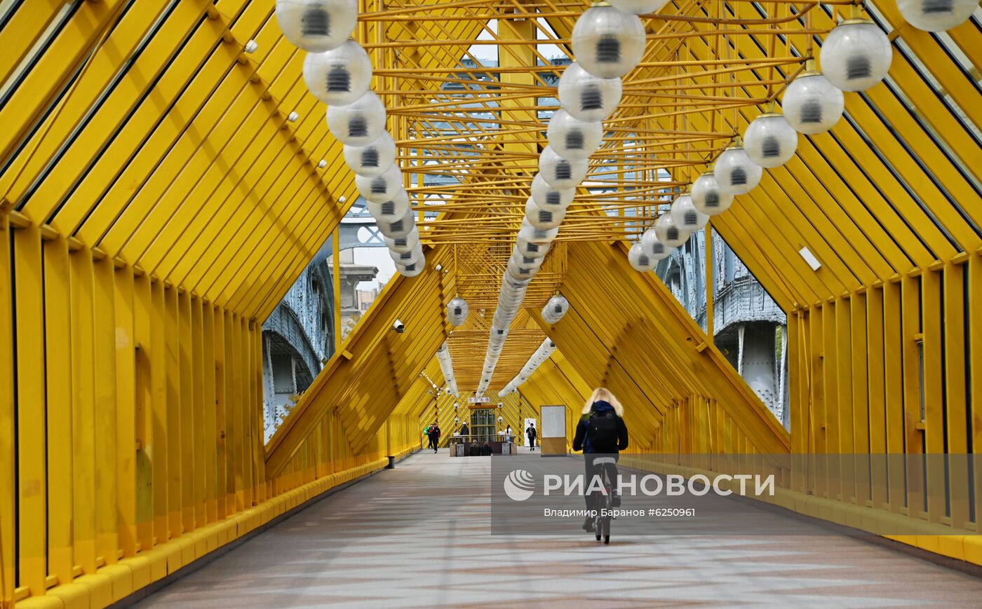 Москва во время режима самоизоляции жителей