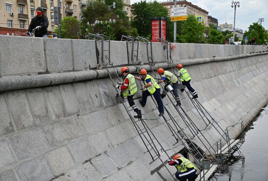 Москва во время режима самоизоляции жителей