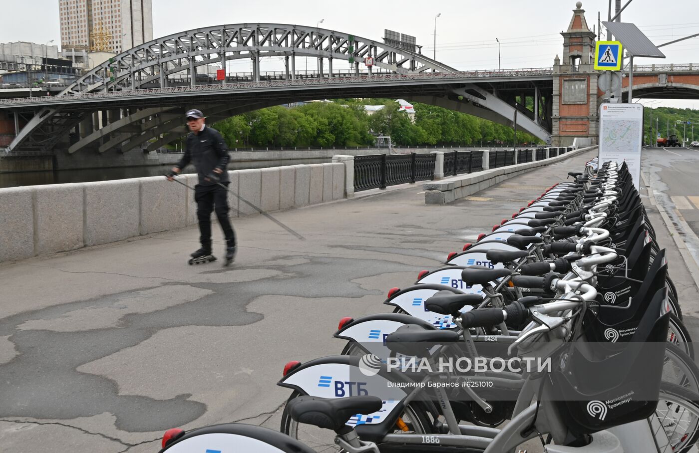 Москва во время режима самоизоляции жителей