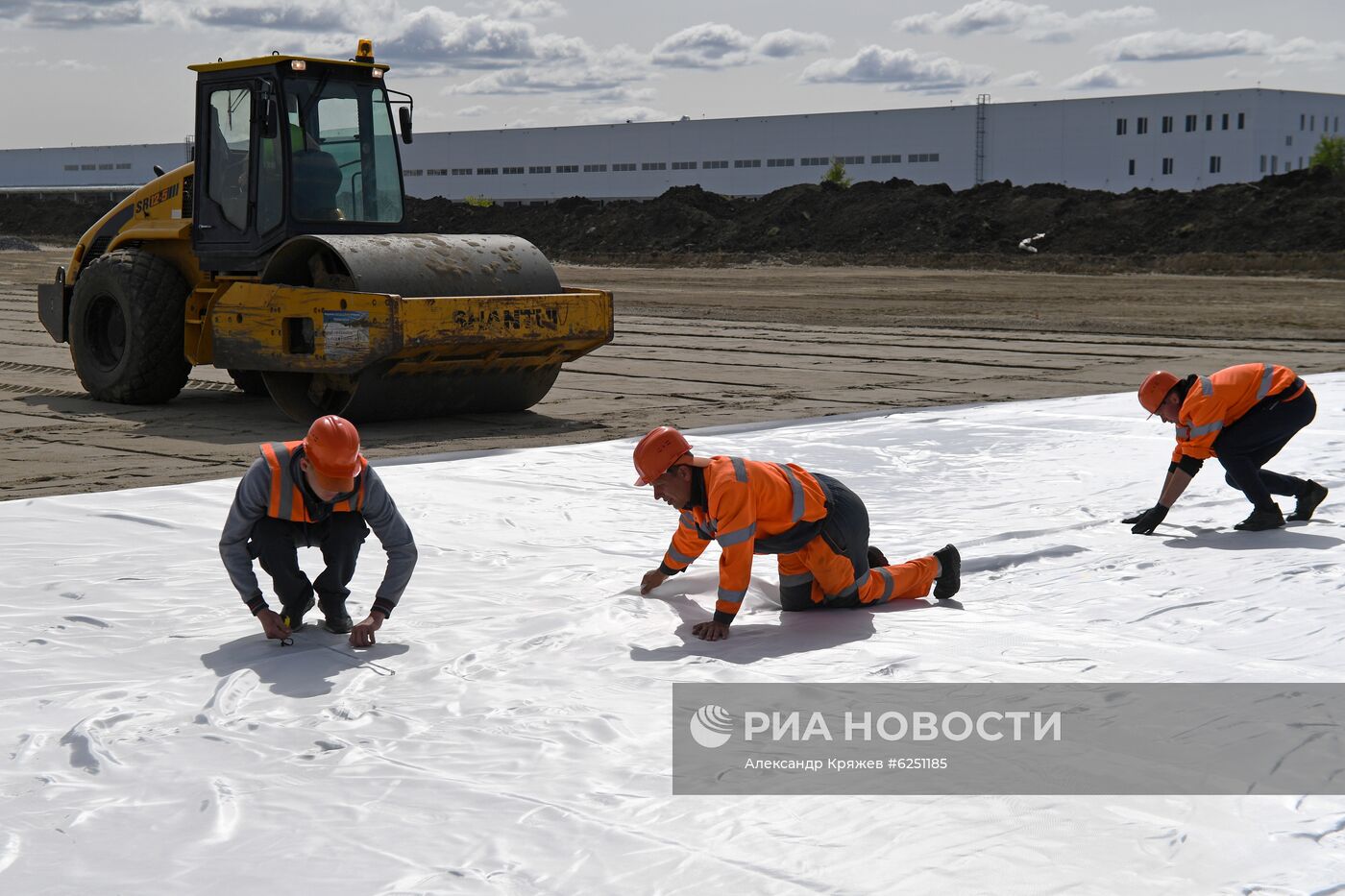 Реконструкция взлётно-посадочной полосы в аэропорту Новосибирска