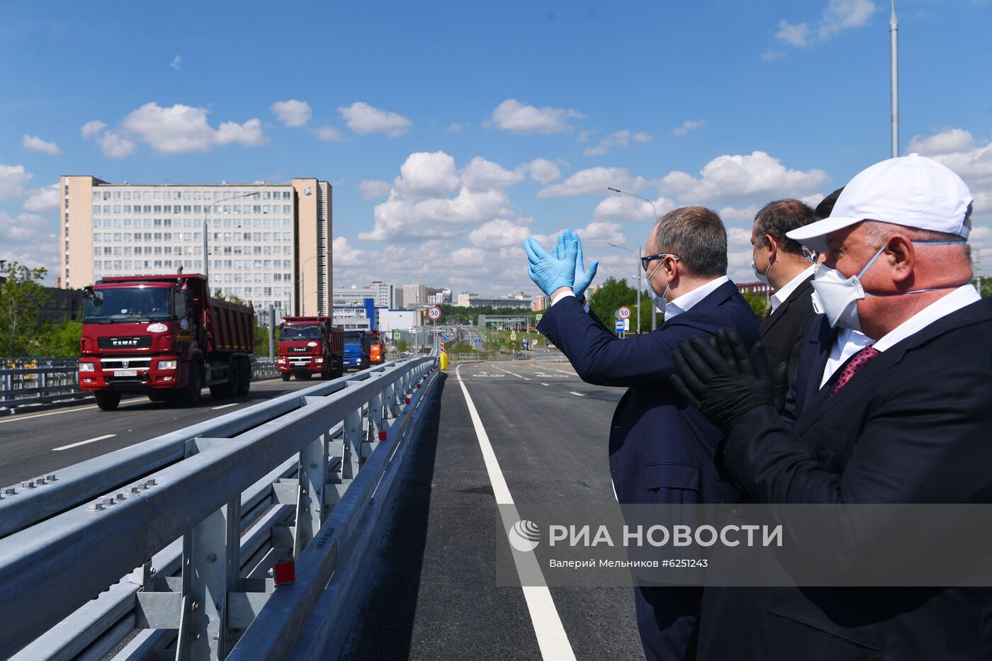 Открытие путепровода через МЦК