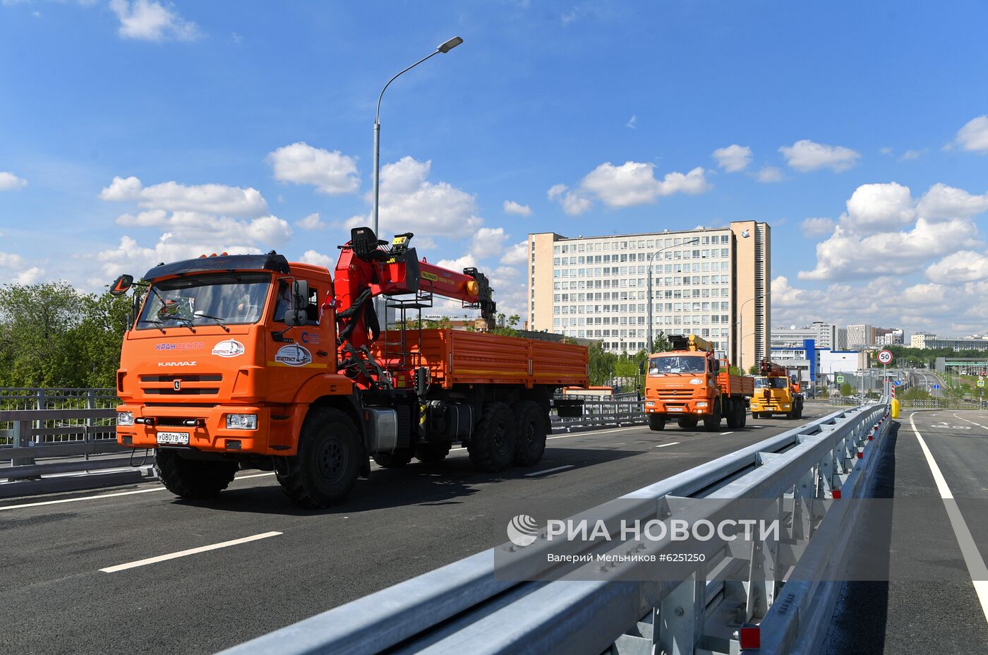 Открытие путепровода через МЦК