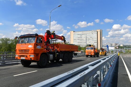 Открытие путепровода через МЦК