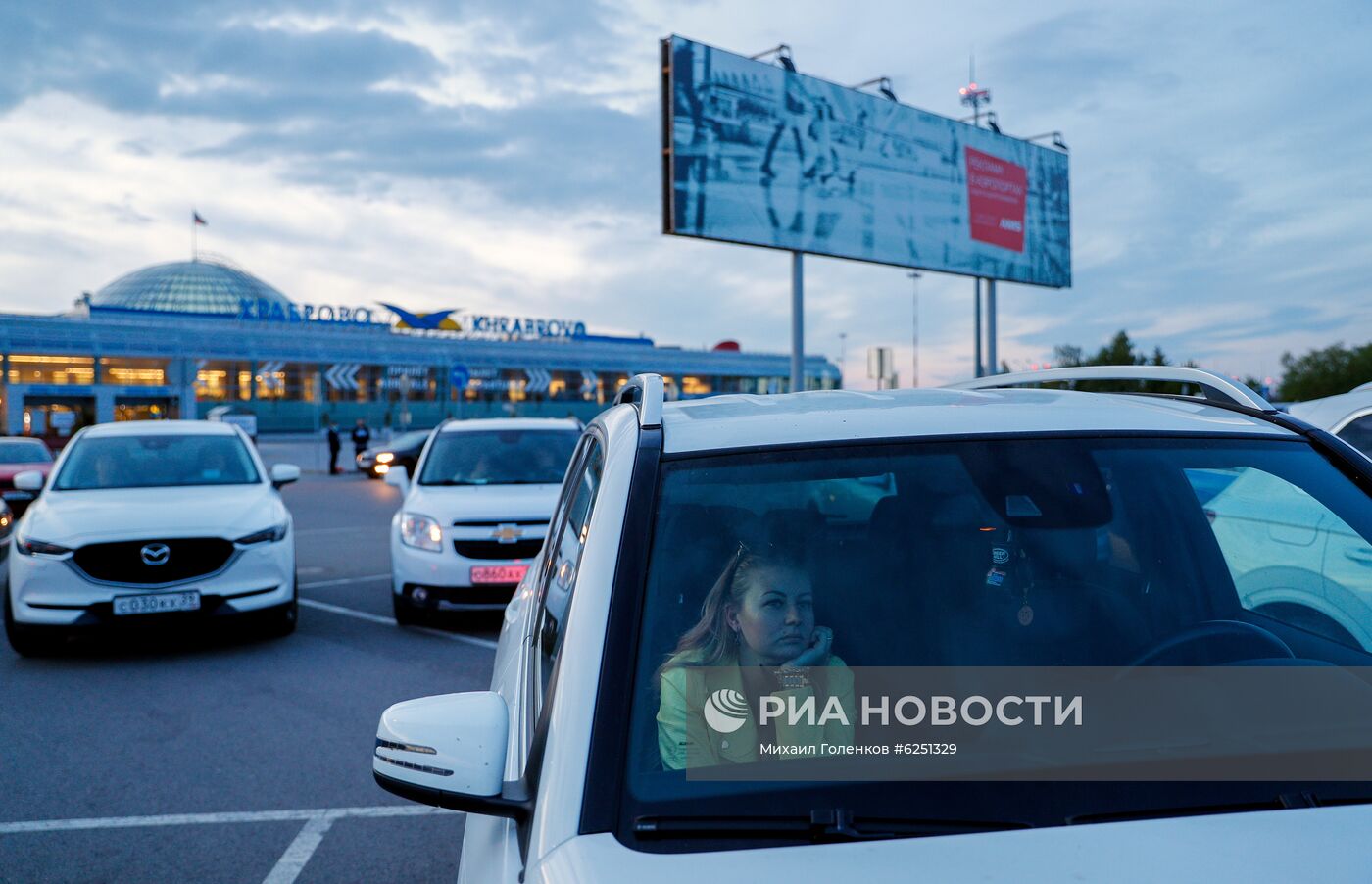 Работа автокинотеатра в Калининграде