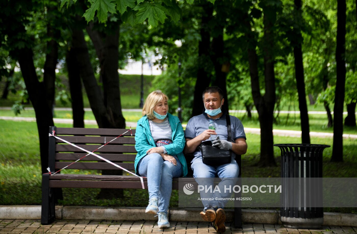 Москва во время режима самоизоляции жителей