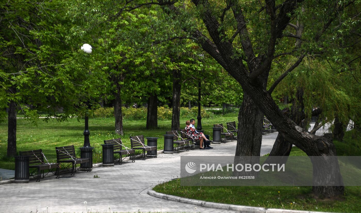 Москва во время режима самоизоляции жителей