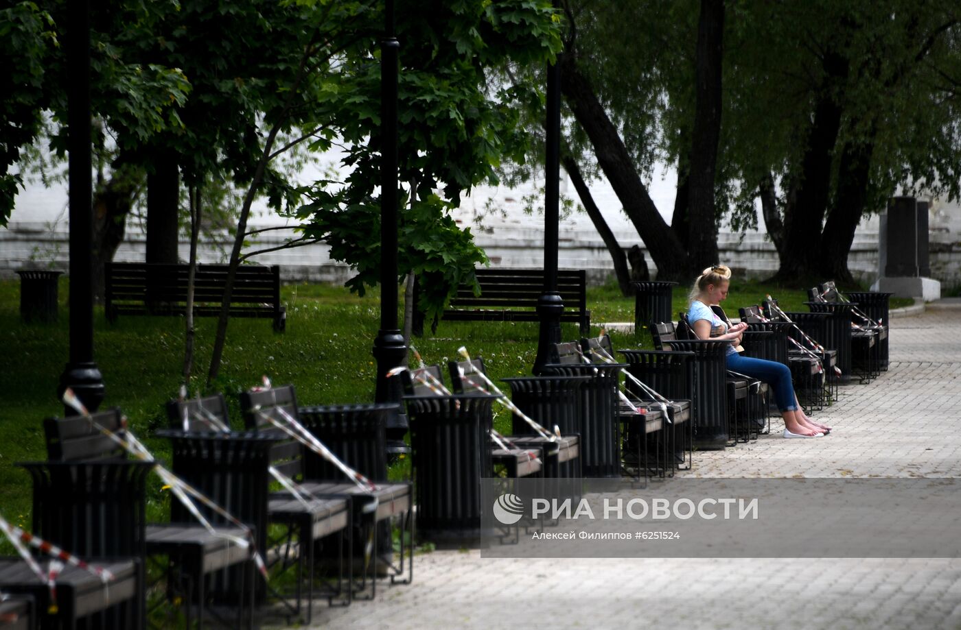 Москва во время режима самоизоляции жителей