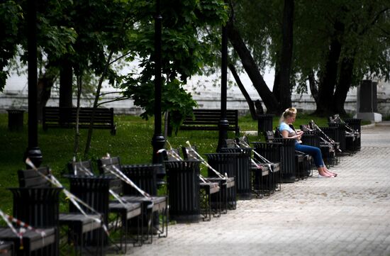 Москва во время режима самоизоляции жителей