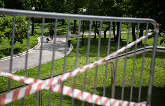 Москва во время режима самоизоляции жителей