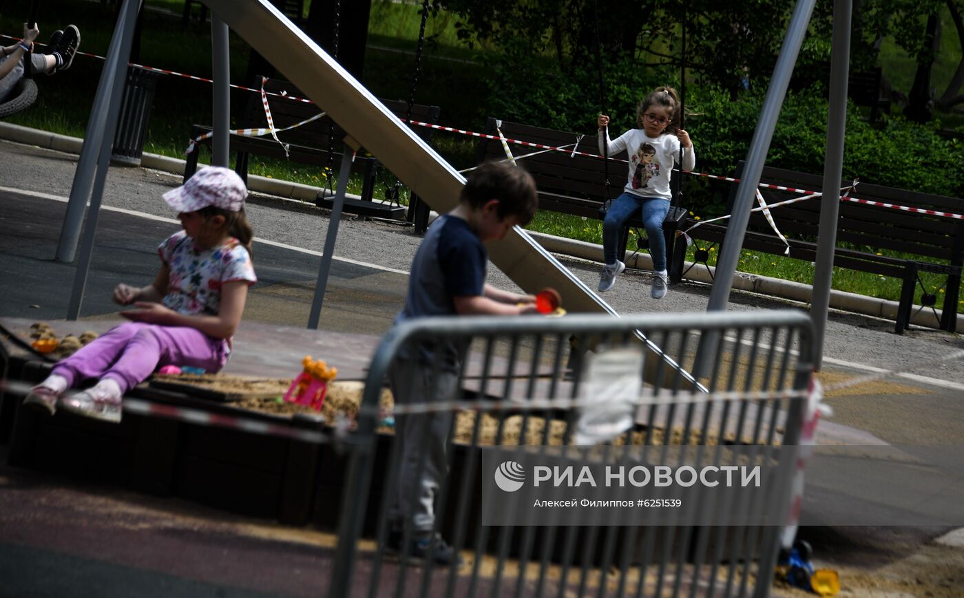 Москва во время режима самоизоляции жителей