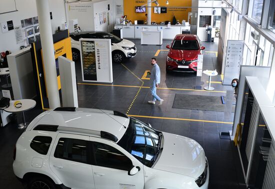Работа автосервиса Renault в Подмосковье