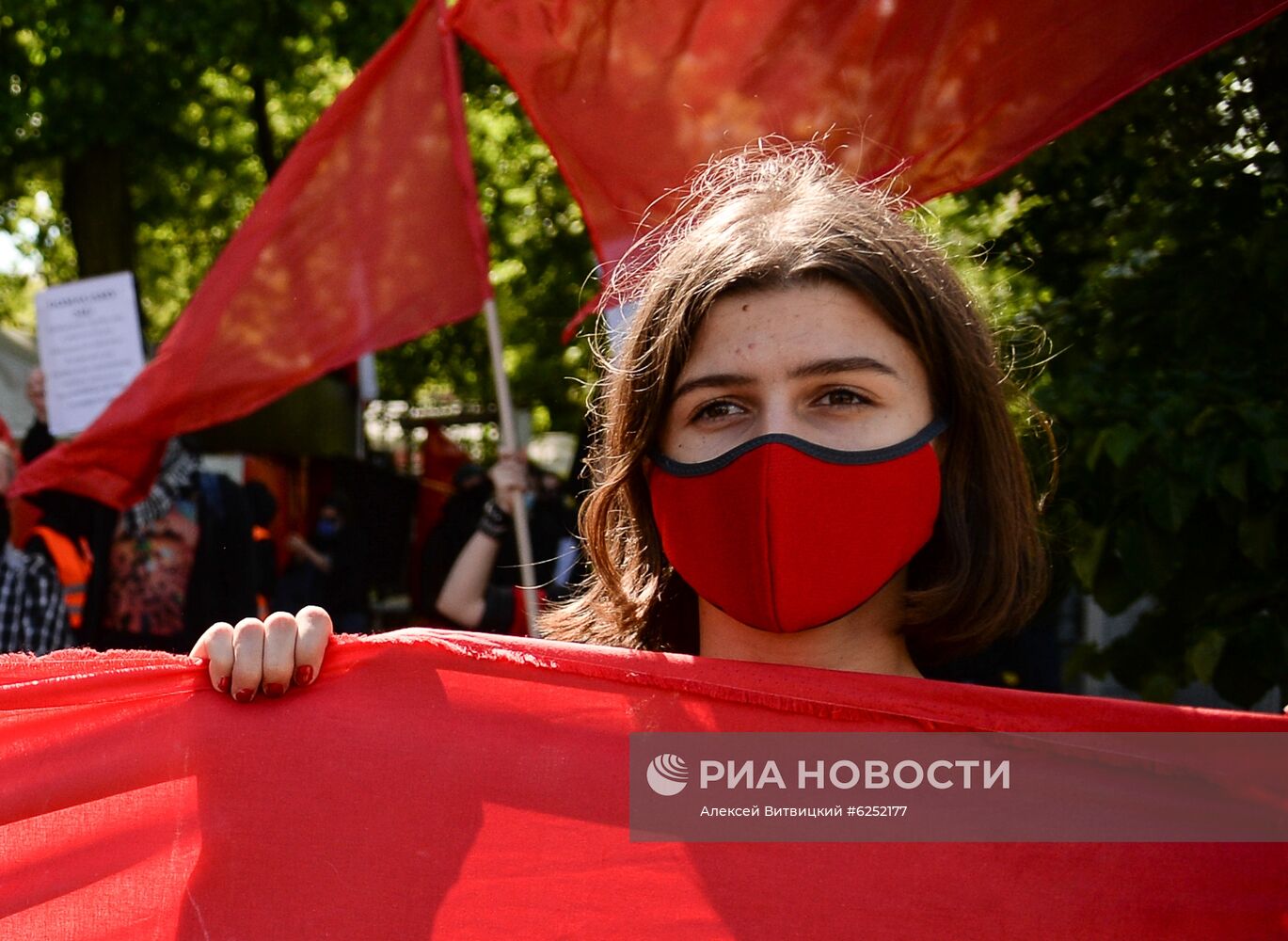 Акция протеста в Варшаве