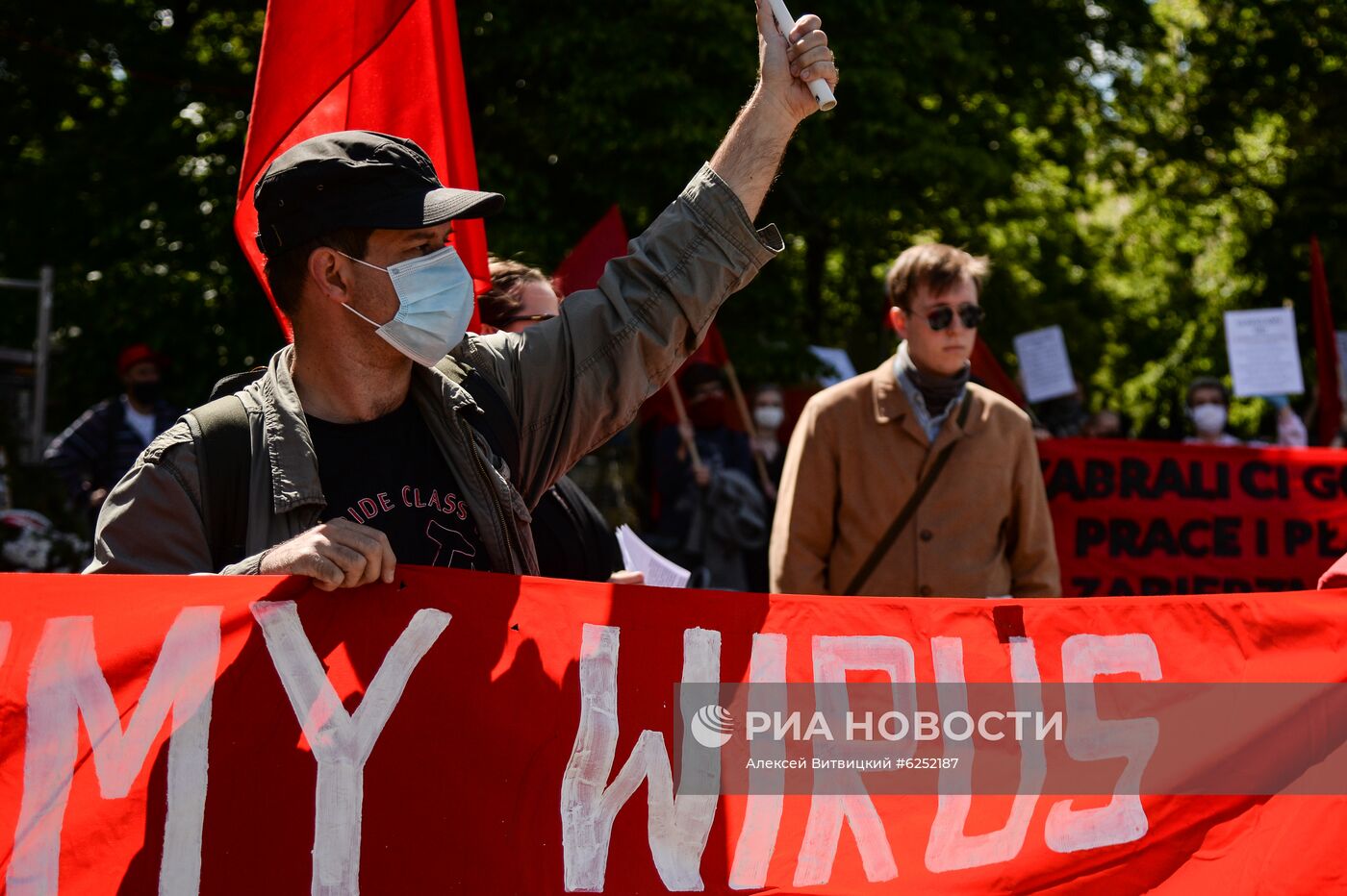 Акция протеста в Варшаве