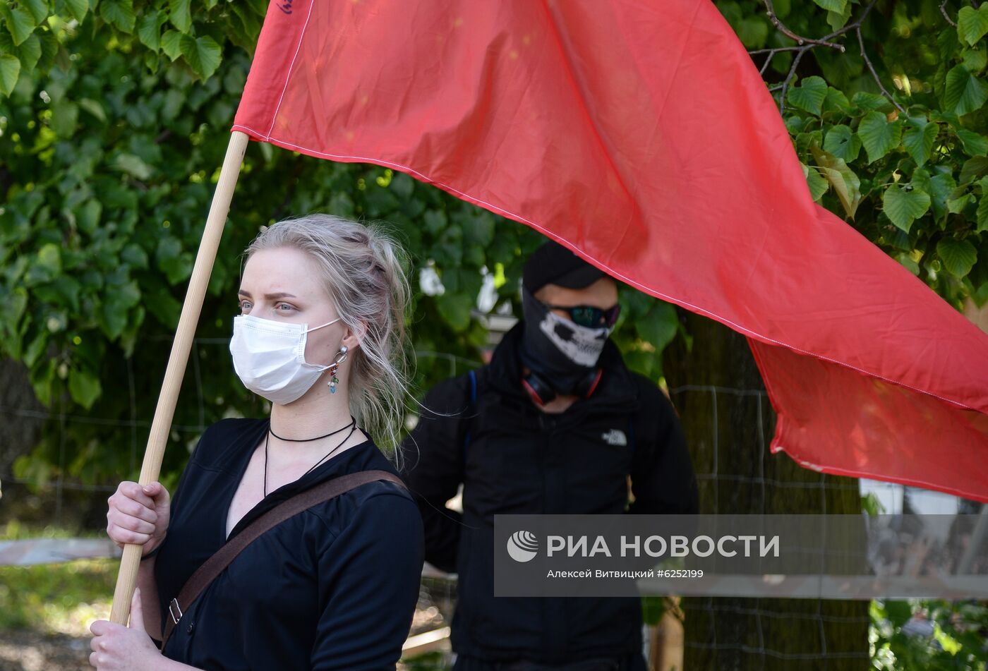 Акция протеста в Варшаве