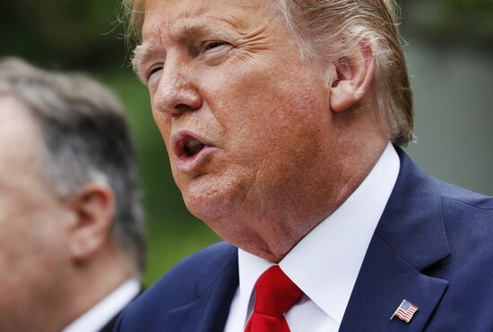 Брифинг президента США Д. Трампа