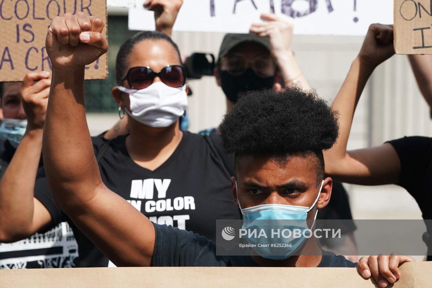 Протесты в Нью-Йорке