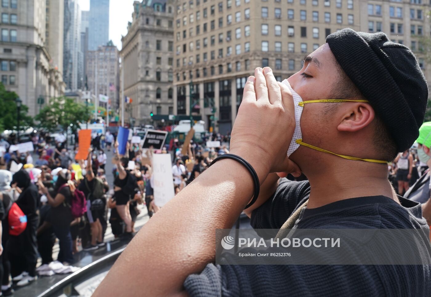 Протесты в Нью-Йорке