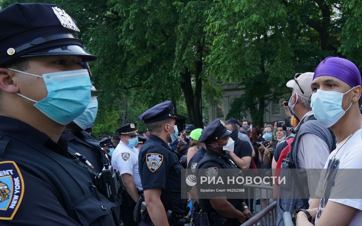 Протесты в Нью-Йорке