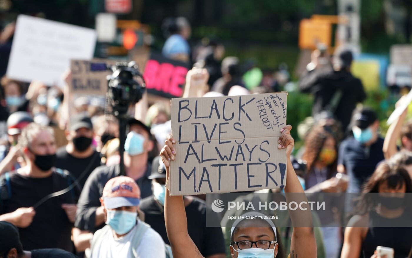 Протесты в Нью-Йорке