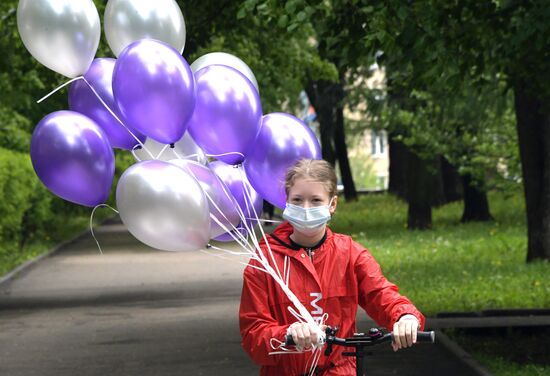 Москва во время режима самоизоляции жителей