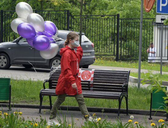 Москва во время режима самоизоляции жителей