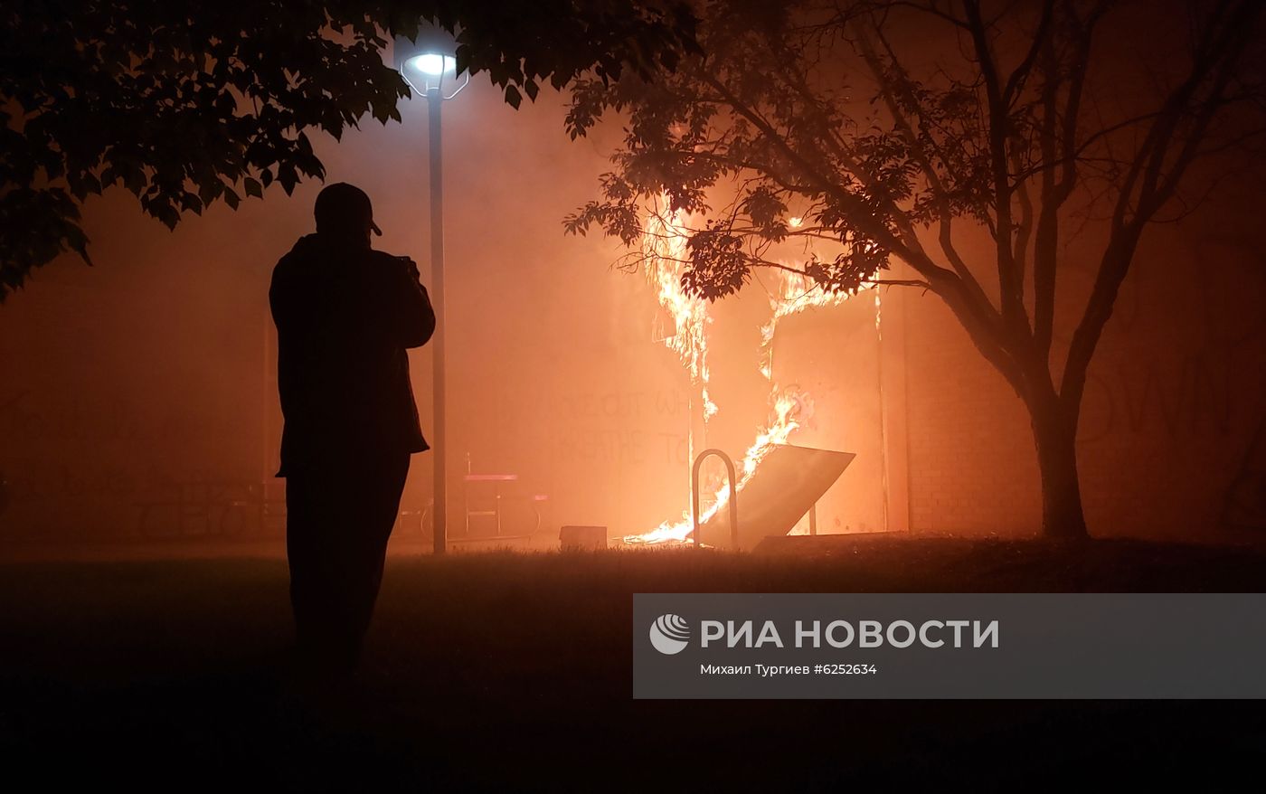 Протесты в Миннеаполисе