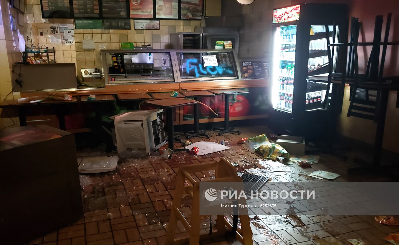 Протесты в Миннеаполисе