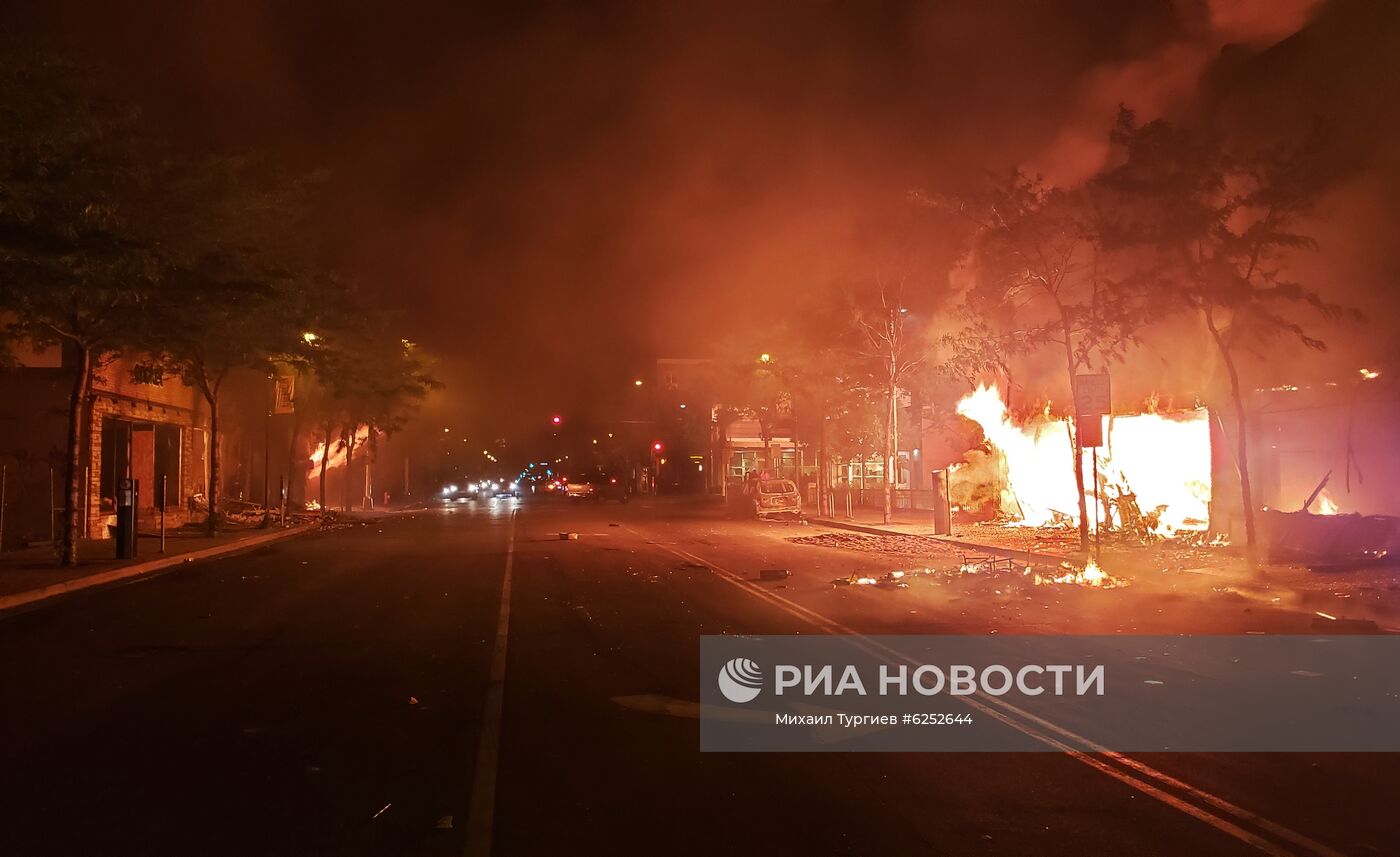 Протесты в Миннеаполисе