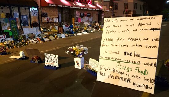 Протесты в Миннеаполисе