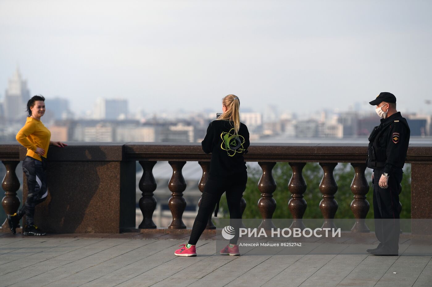 Москва во время режима самоизоляции жителей