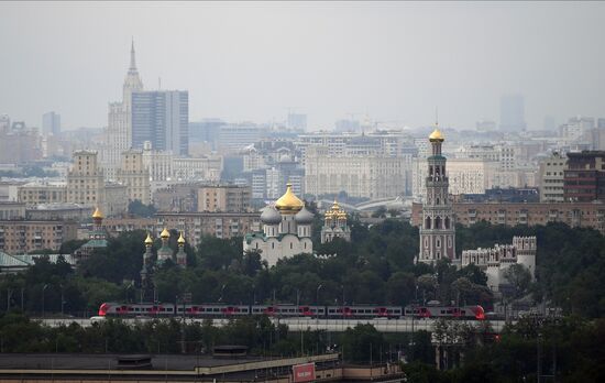 Москва во время режима самоизоляции жителей