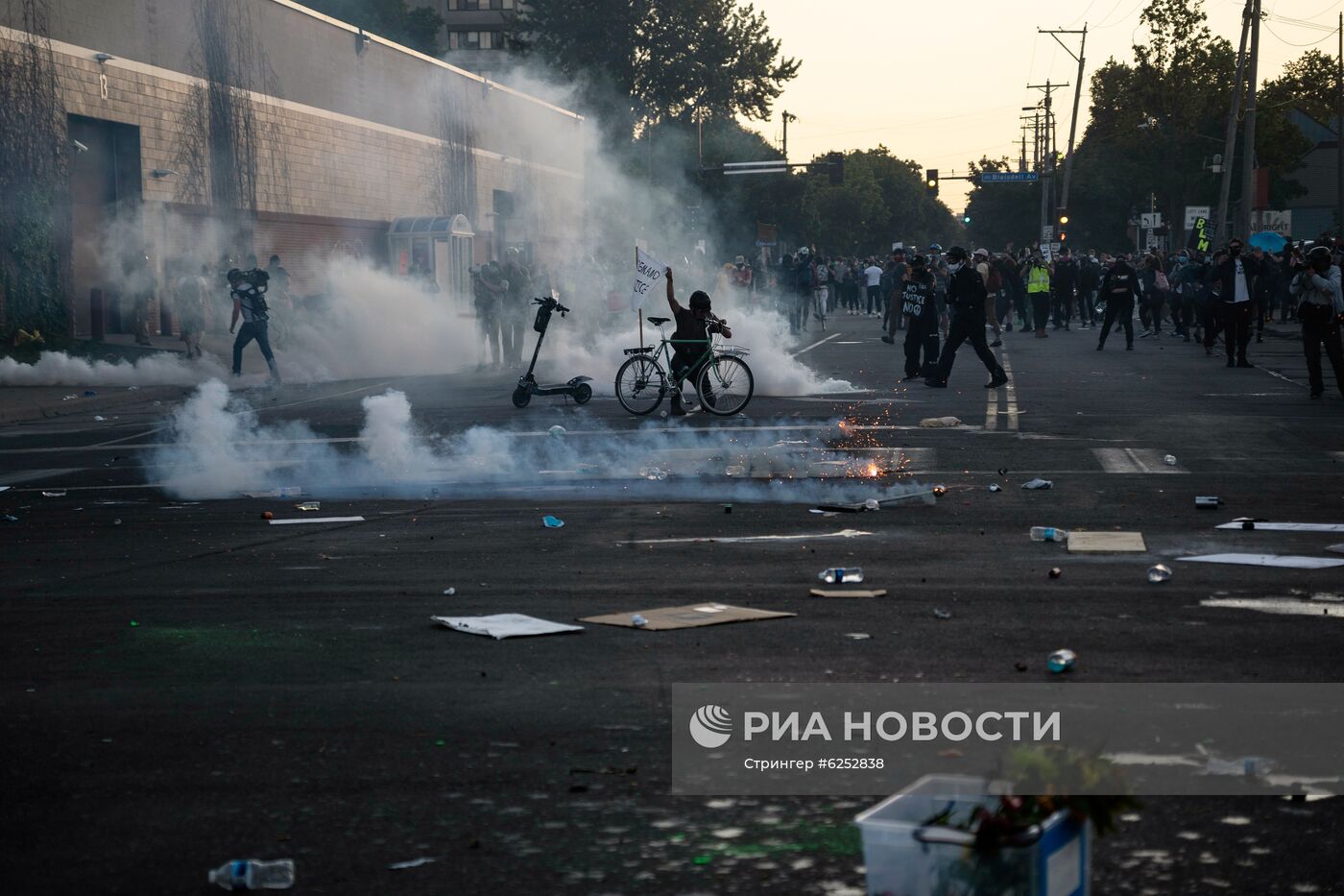 Протесты в Миннеаполисе