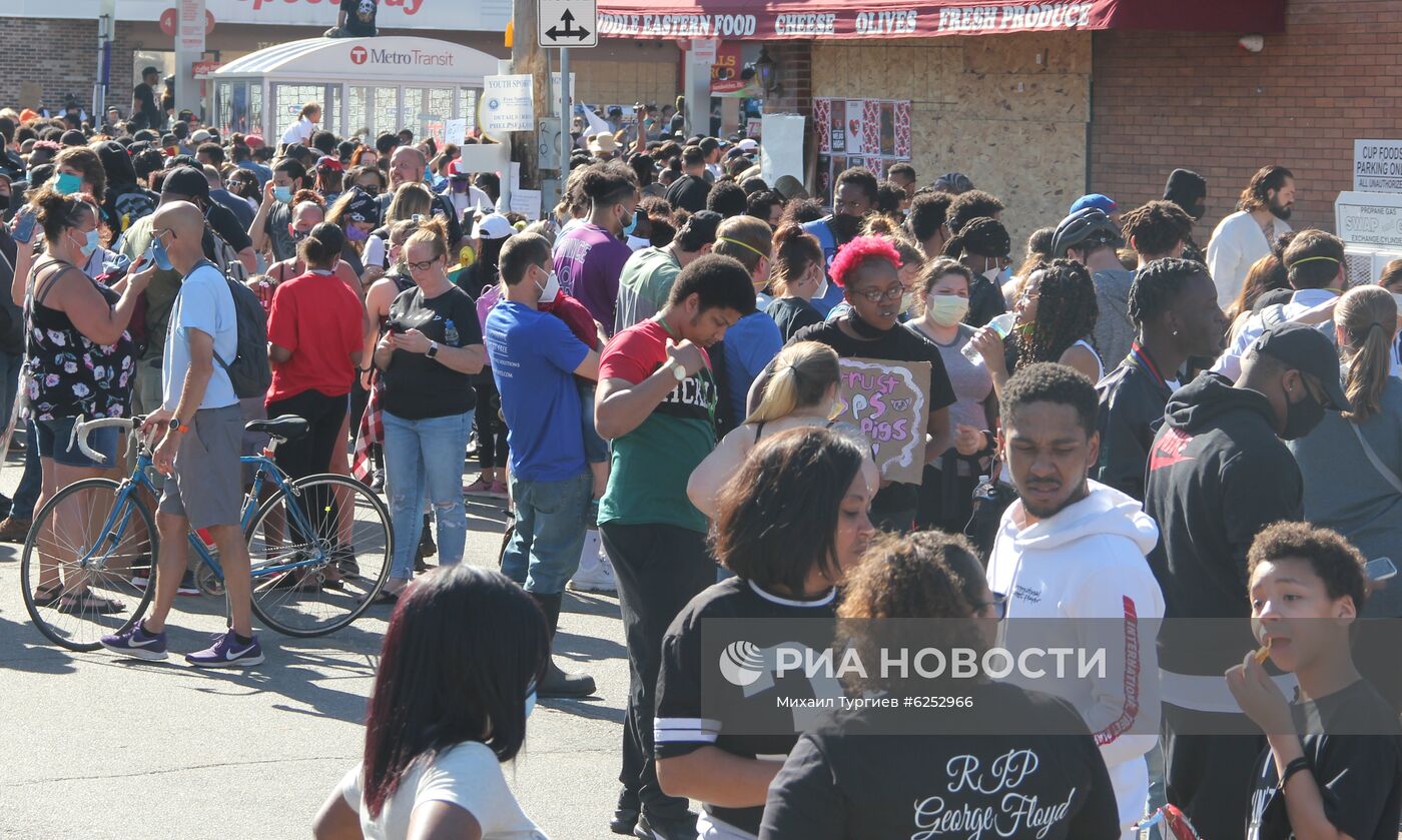 Протесты в Миннеаполисе